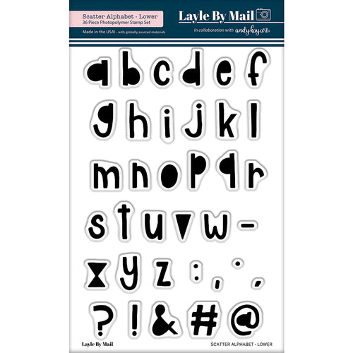 Layle By Mail Scatter Lower 4x6 Stamp