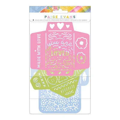 Paige Evans Garden Shoppe Mini Envelope Stencil