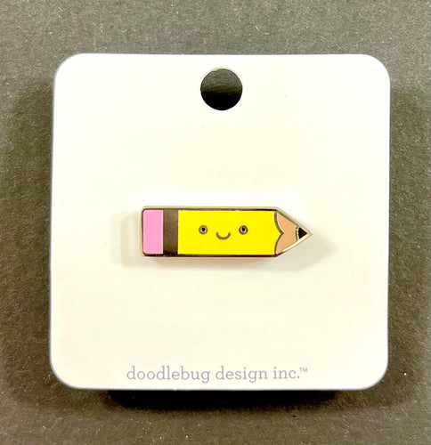 Doodlebug Collectible Pin- Pencil