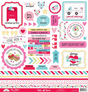 Doodlebug Lots of Love This & That Stickers