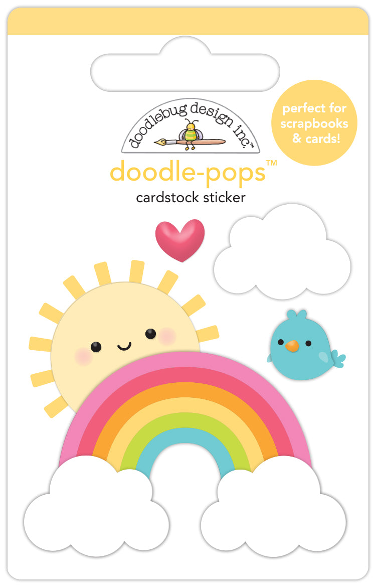 Doodlebug Over the Rainbow Hello Sunshine Doodle-Pop