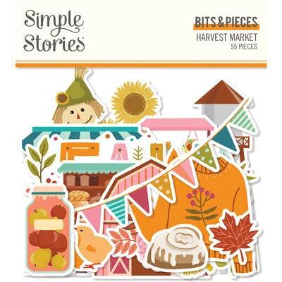 Simple Stories Harvest Market Bits & Pieces – 3 Craft Chicks