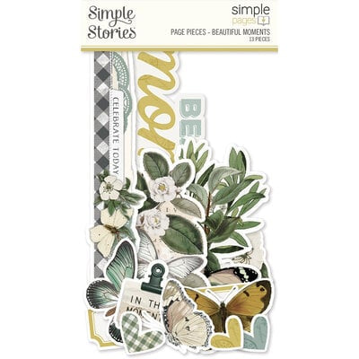 Simple Vintage Weathered Garden Simple Page Pieces