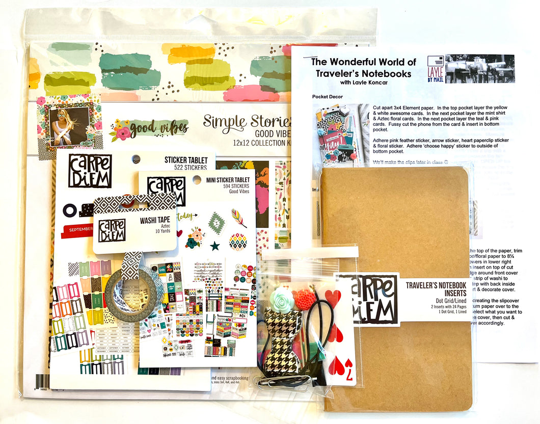 Layle’s Wonderful World of Travelers Notebooks Kit