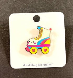 Doodlebug Collectible Pin - Let’s Skate