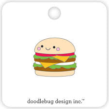 Doodlebug Collectible Pin- Cheeseburger