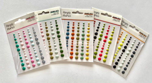 Simple Stories Enamel Dot Bundle-Grab Bag