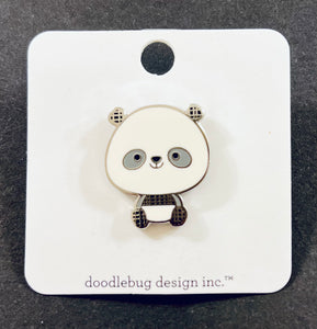 Doodlebug Collectible Pin- Panda