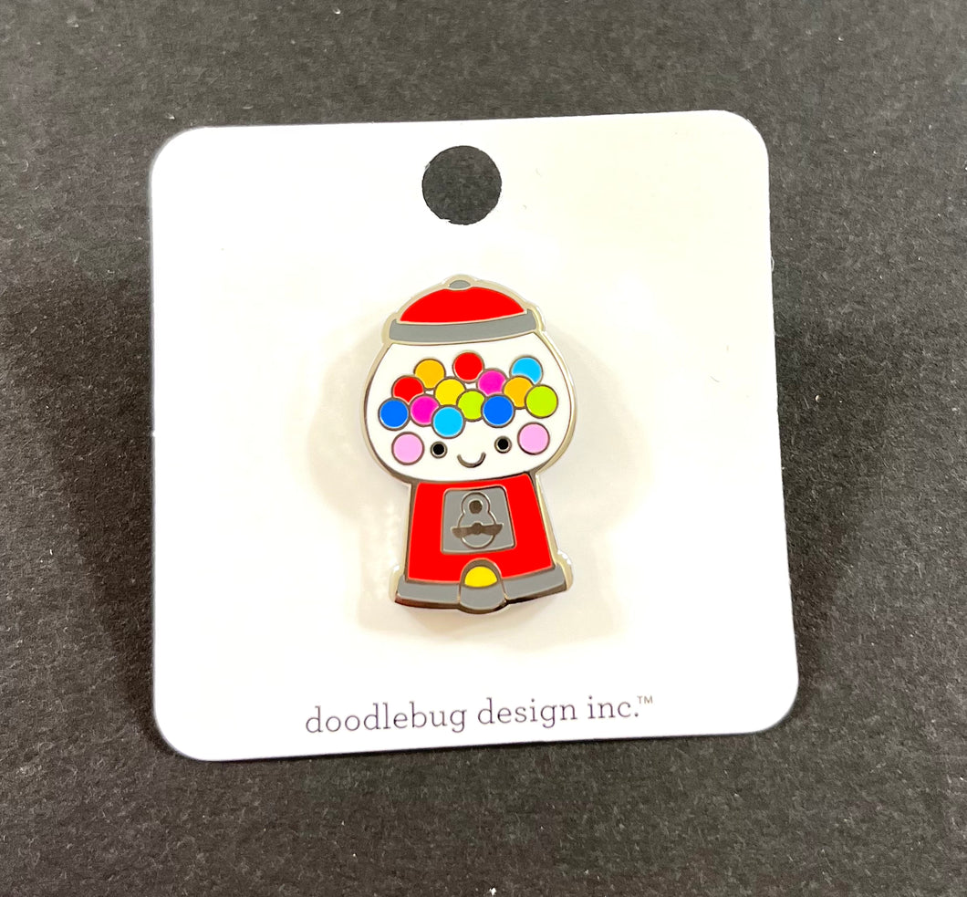 Doodlebug Collectible Pin- Bubblegum Machine