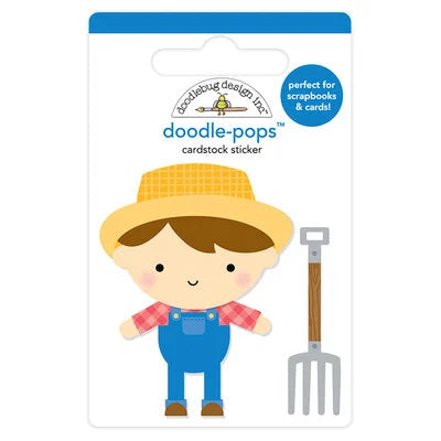 Doodlebug Down on the Farm Farmer Doodle-Pop