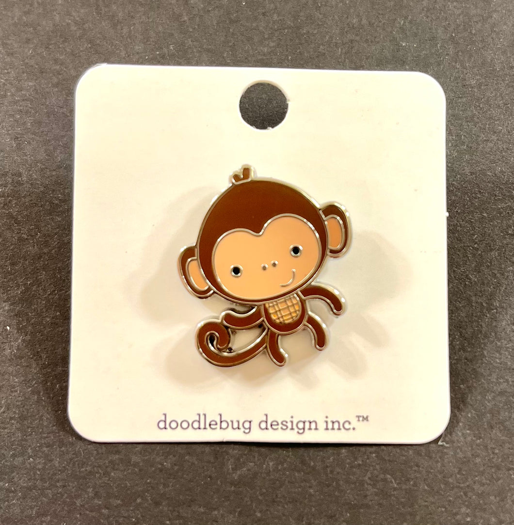 Doodlebug Collectible Pin- Monkey