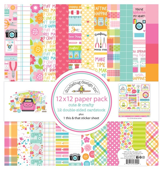 Doodlebug Cute & Crafty Collection Pack