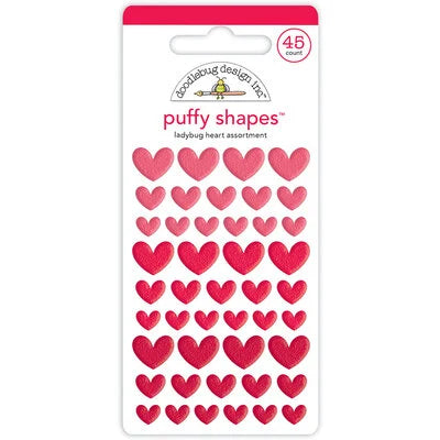 Bubblegum Heart Puffy Shapes Stickers – Layle By Mail