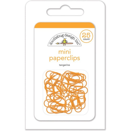 Doodlebug Paper Clips Tangerine