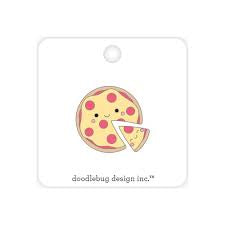 Doodlebug Collectible Pin- Pizza