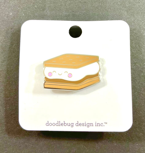 Doodlebug Collectible Pin - S’more Fun