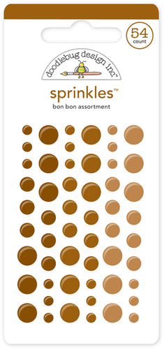 Doodlebug Sprinkles Bon Bon Brown Assortment