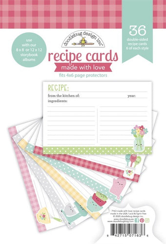 Made With Love Recipe Cards