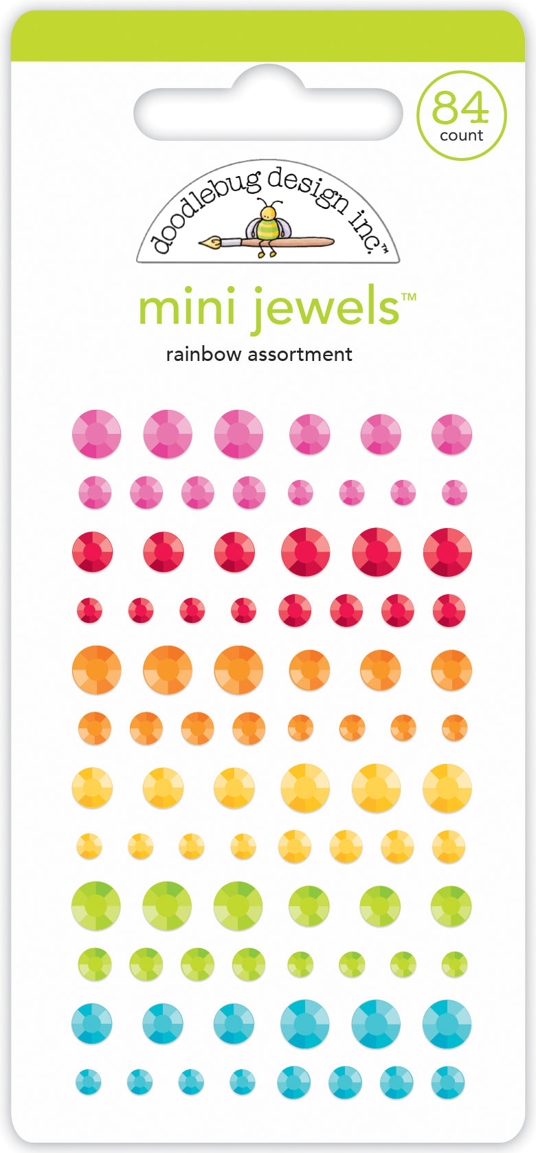 Doodlebug Over the Rainbow Assorted Mini Jewels