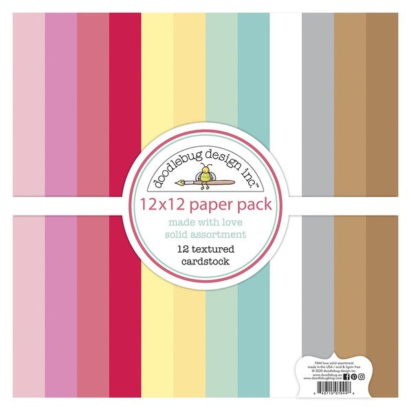 Made With Love Solids Paper Pack