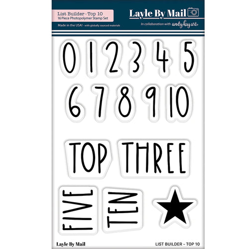 Layle By Mail Top 10 3x4 Stamp