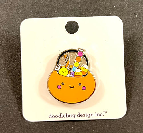 Doodlebug Collectible Pin - Trick or Treat