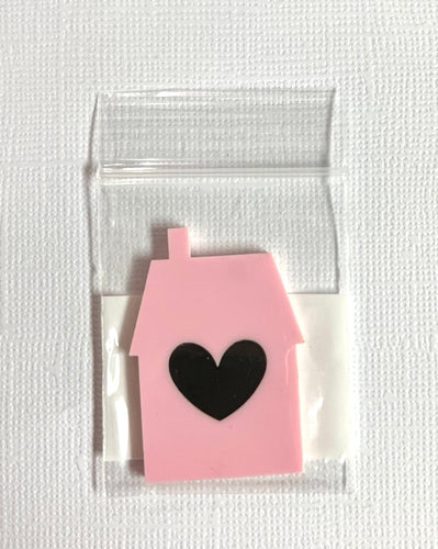 Mini House Acrylics -Pink