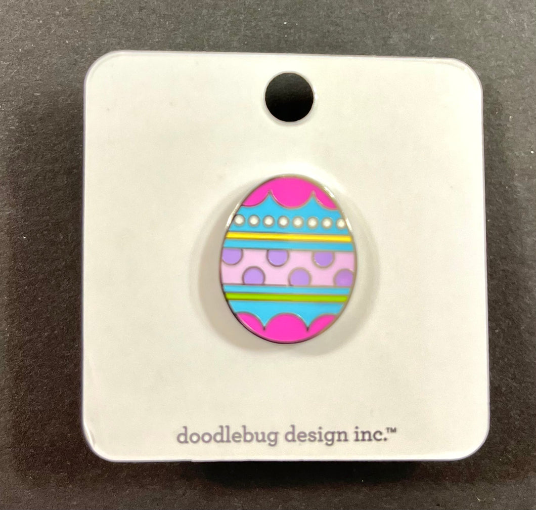 Doodlebug Collectible Pin - Easter Egg