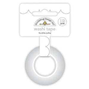 NEW Doodlebug Scallop Washi Lily White