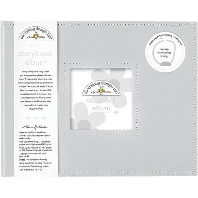 Doodlebug 8x8 Album Grey