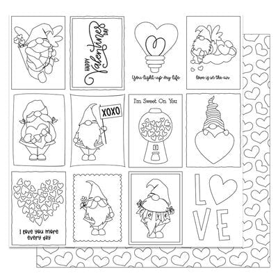 Photoplay Love Story Coloring Paper