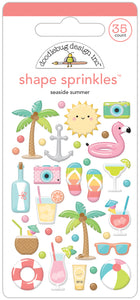 Doodlebug Seaside Summer Shape Sprinkles