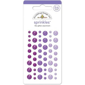 Doodlebug Glitter Sprinkles Lilac