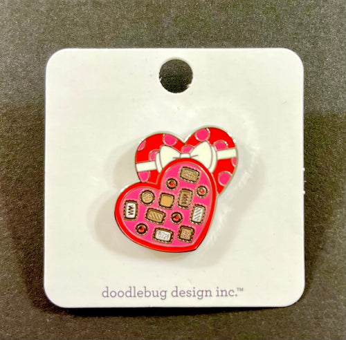 Doodlebug Collectible Pin - Chocolate Box