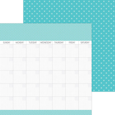 Doodlebug Day to Day Double Sides Calendar Pages - Swimming Pool