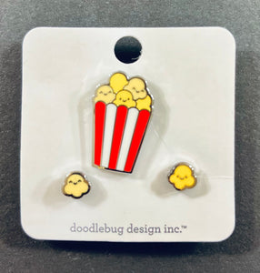 Doodlebug Collectible Pin- Popcorn
