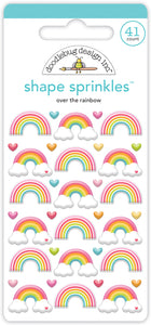 Doodlebug Over the Rainbow Shape Sprinkles
