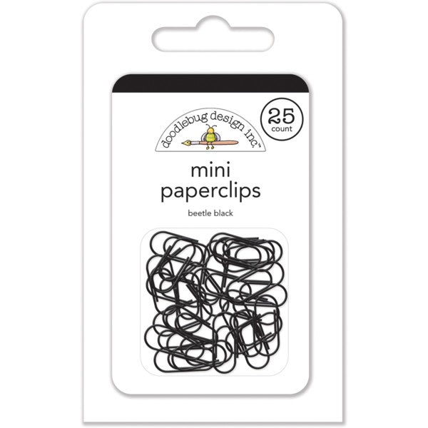 Doodlebug Paper Clips Beetle Black