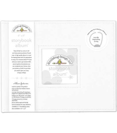 Doodlebug 8x8 Album White