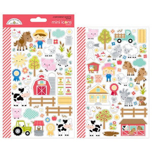 Doodlebug Down on the Farm Mini Icons