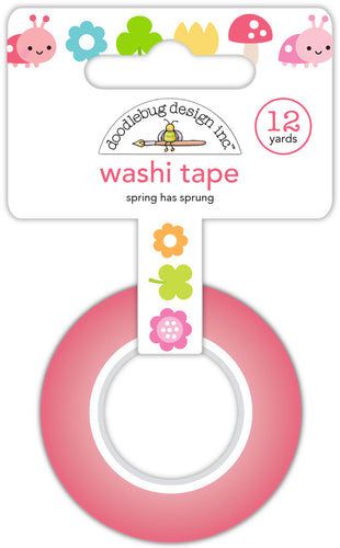 Doodlebug Over the Rainbow Spring Has Sprung Washi