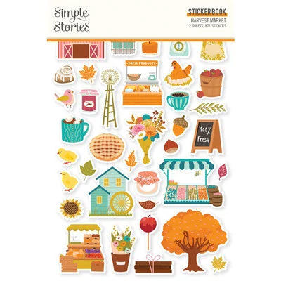 Simple Stories Harvest Market Sticker Book