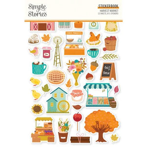 Simple Stories Harvest Market Sticker Book