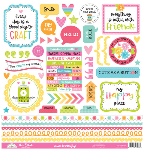 Cute & Crafty This & That Stickers