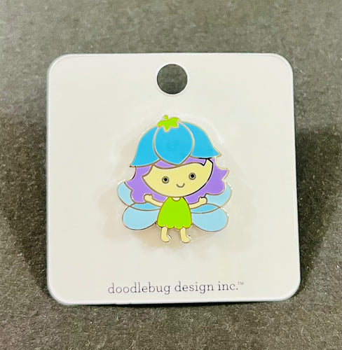 Doodlebug Collectible Pin- Blossom
