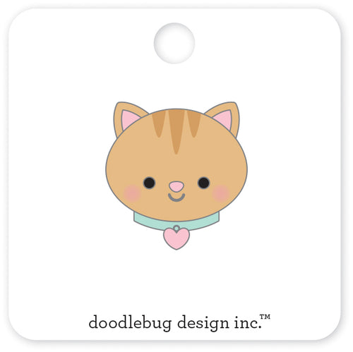 Doodlebug Pretty Kitty Collectible Pin Honey