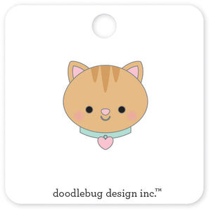 Doodlebug Pretty Kitty Collectible Pin Honey