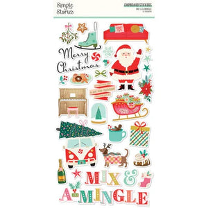 Simple Stories Mix & A-Mingle 6x12 Chipboard Stickers
