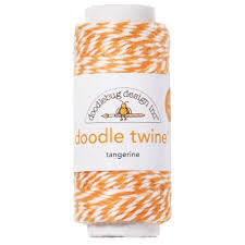 Doodlebug Doodle Twine Tangerine