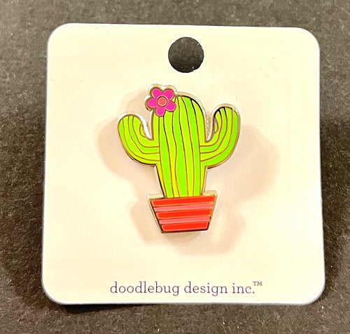 Doodlebug Collectible Pin- Desert Bloom